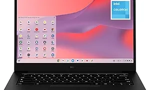 Samsung 14″ Galaxy Chromebook Go Laptop PC Computer, Intel Celeron N4500 Processor, 4GB RAM, 64GB Storage, ChromeOS, XE340XDA-KA2US, Student Laptop, Silver