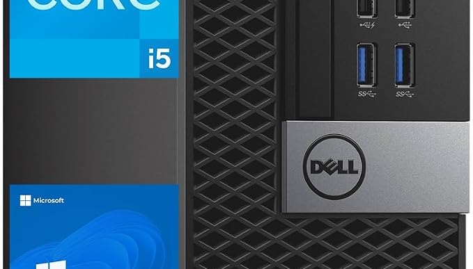 Dell OptiPlex 5040 SFF Desktop Computer PC, Intel Core i5-6500T, 8GB RAM, 256GB SSD, WiFi, Bluetooth, HDMI, Windows 11 Pro (Renewed)