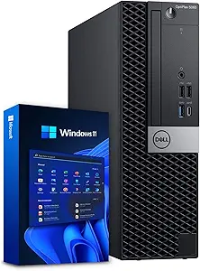 Dell Windows 11 Desktop Computer OptiPlex 5060 | Intel Core i5-8500 Six Core (4.3GHz Turbo) | 16GB DDR4 RAM | 500GB SSD Solid State + 1TB HDD | WiFi + Bluetooth | Home or Office PC (Renewed)