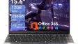 15.6” AI Laptop with Office 365 12GB RAM 256GB SSD Win 11 Laptops