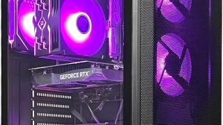 Prebuilt Gaming Desktop PC, AMD Ryzen 5 5500, GeForce RTX 3050 6GB,16GB DDR4 3200MHz RAM, 1TB NVMe SSD, ARGB Air Cooling, Wi-Fi,Tower Computer for Gaming, Streaming, Editing